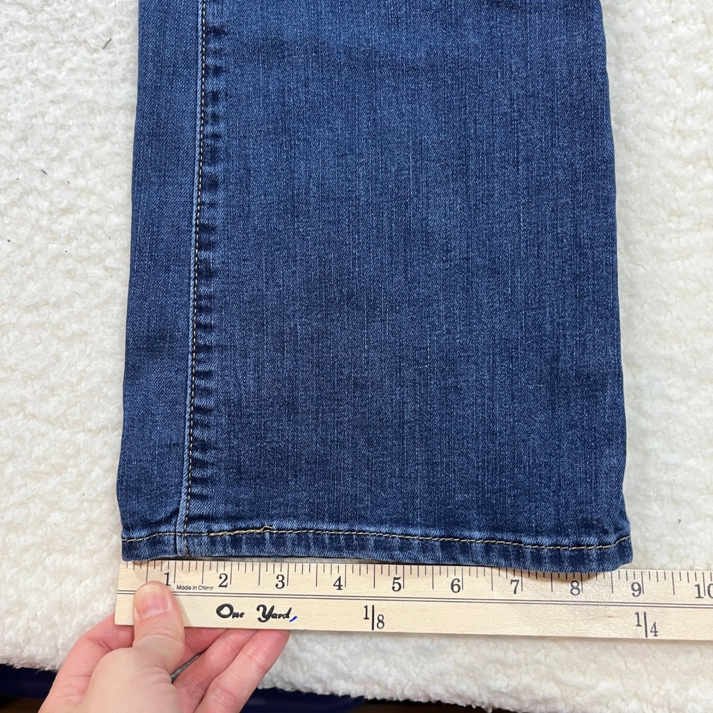 Signature by Levi Strauss Women 10L Blue Mid Rise Bootcut Jeans Stretch - Picture 3 of 10